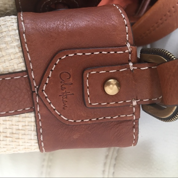 NEW Cole Haan Tweed & Leather Drawstring Handbag - Picture 5 of 8